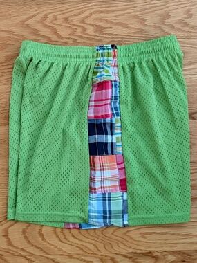 FIT 2 WIN NWOT Madras Mesh 4.5" Shorts (M)